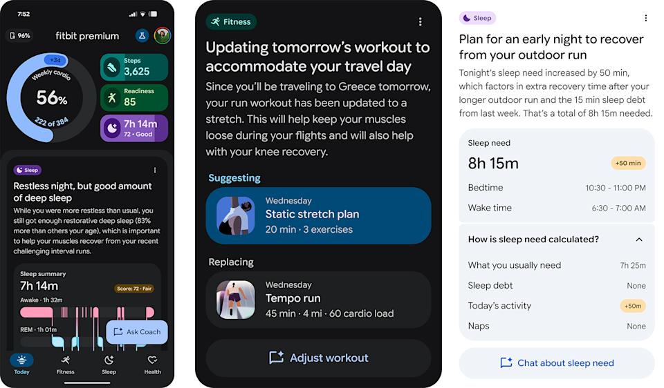 Google Health (Fitbit-App Update 5.0)